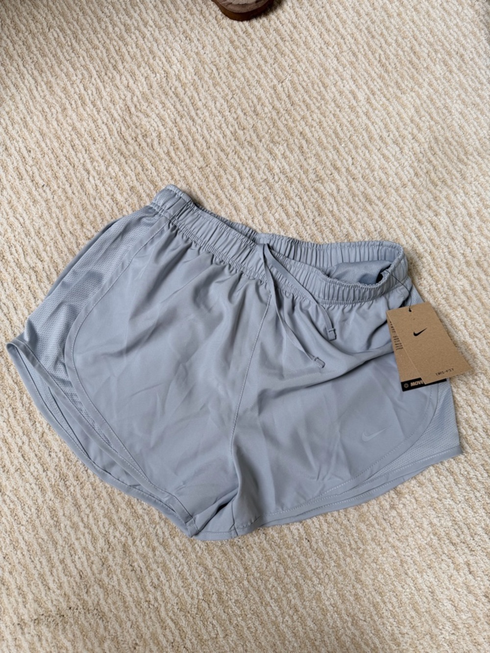 Nike Women’s Light Gray Athletic Running Shorts